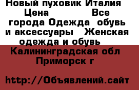 Новый пуховик Италия › Цена ­ 11 500 - Все города Одежда, обувь и аксессуары » Женская одежда и обувь   . Калининградская обл.,Приморск г.